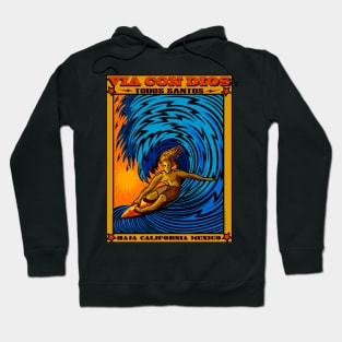 TODOS SANTOS BAJA MEXICO SURFING Hoodie